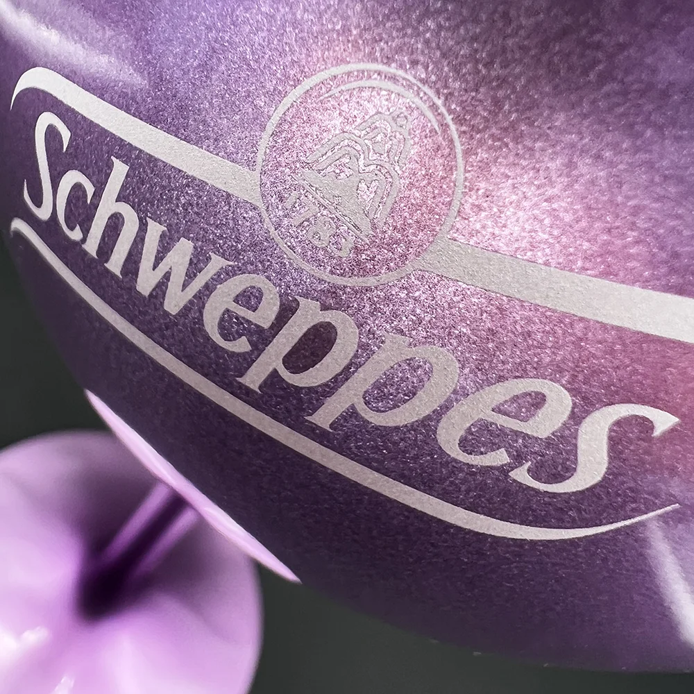 sekt glas schweppes mgi glasdekor